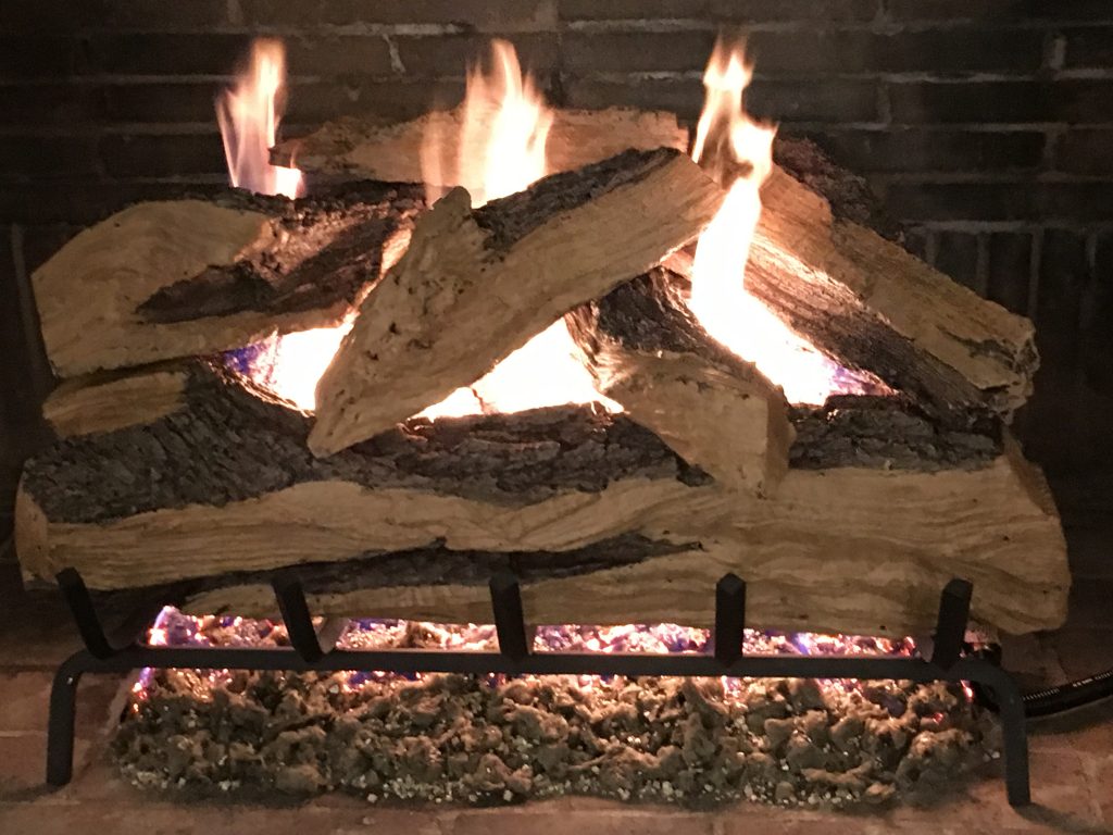 Grate, burner, & gas log set installation ChimneyGuyLa